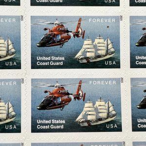 US Coast Guard 2015 Postage Stamp Sheet, USA Forever #5008